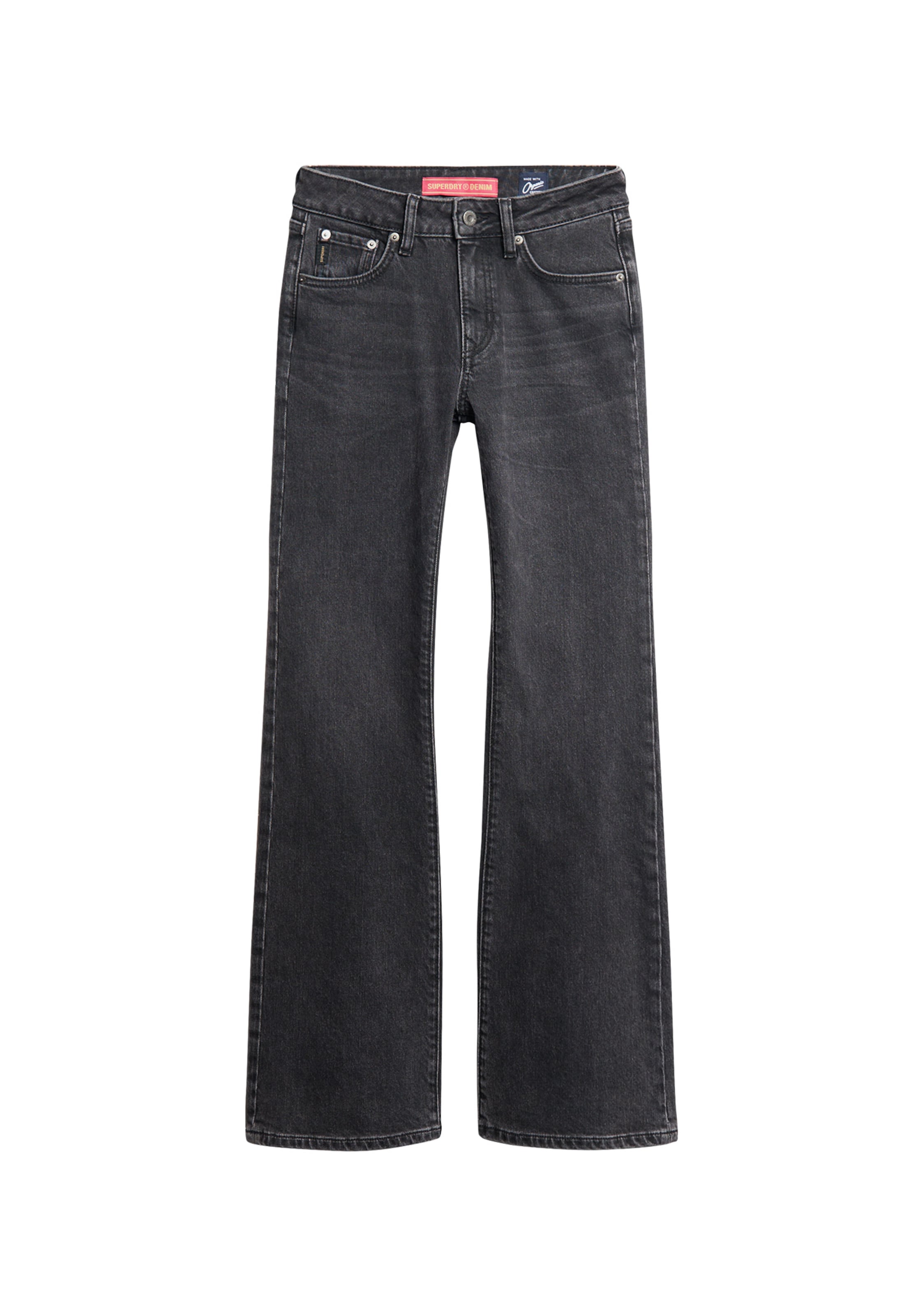 Superdry Jeans in Zwart: voorkant