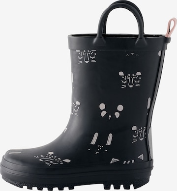 Bottes en caoutchouc Next en noir : devant