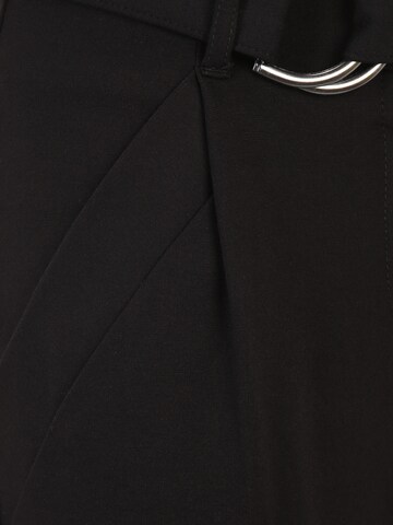 Vero Moda Petite Slimfit Bukser med lægfolder 'BAILEY' i sort
