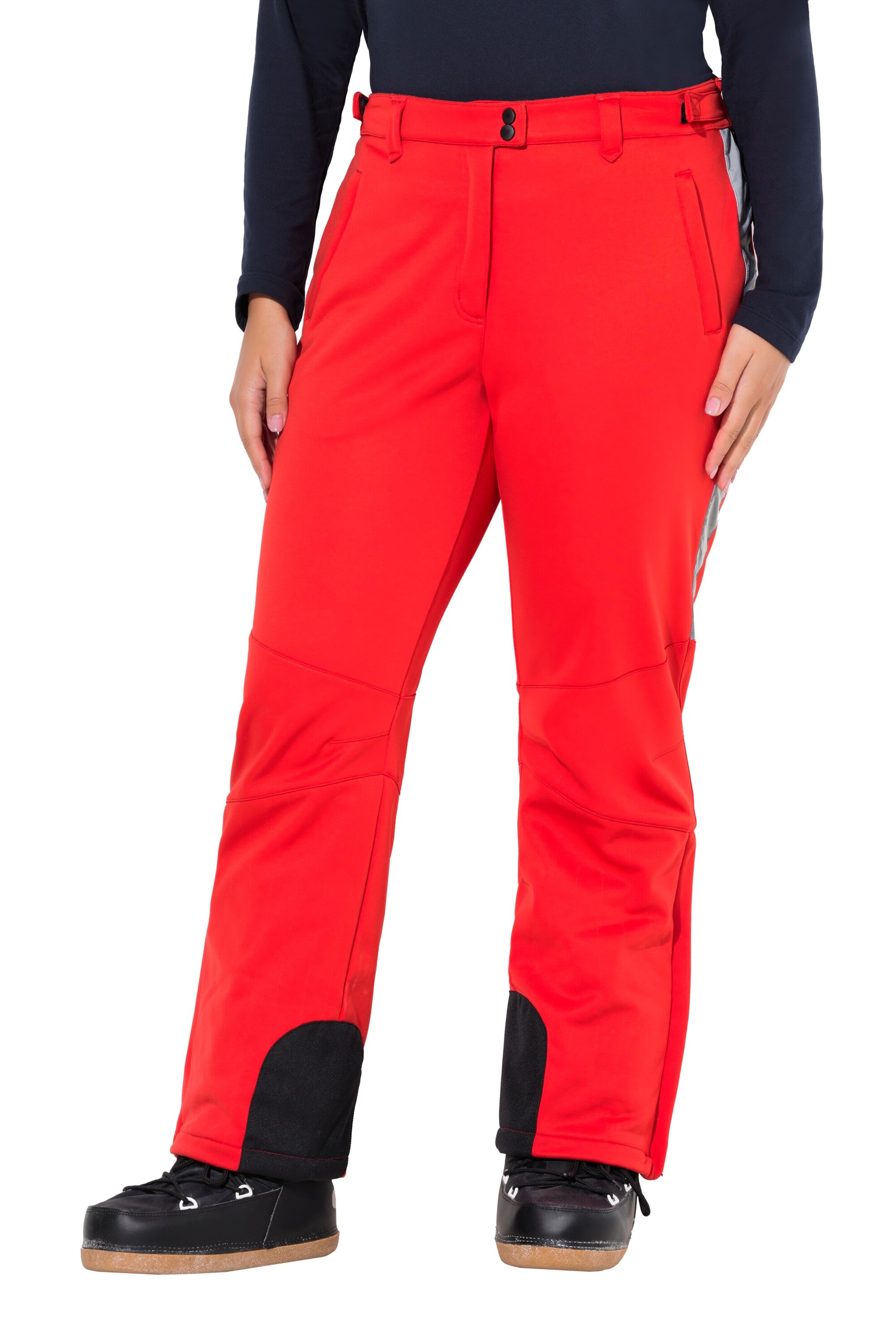 Ulla Popken Regular Funktionshose in Rot: Vorderseite