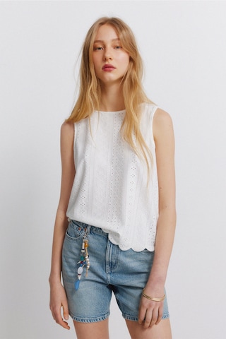 Springfield Bluse in Weiß: Vorderseite