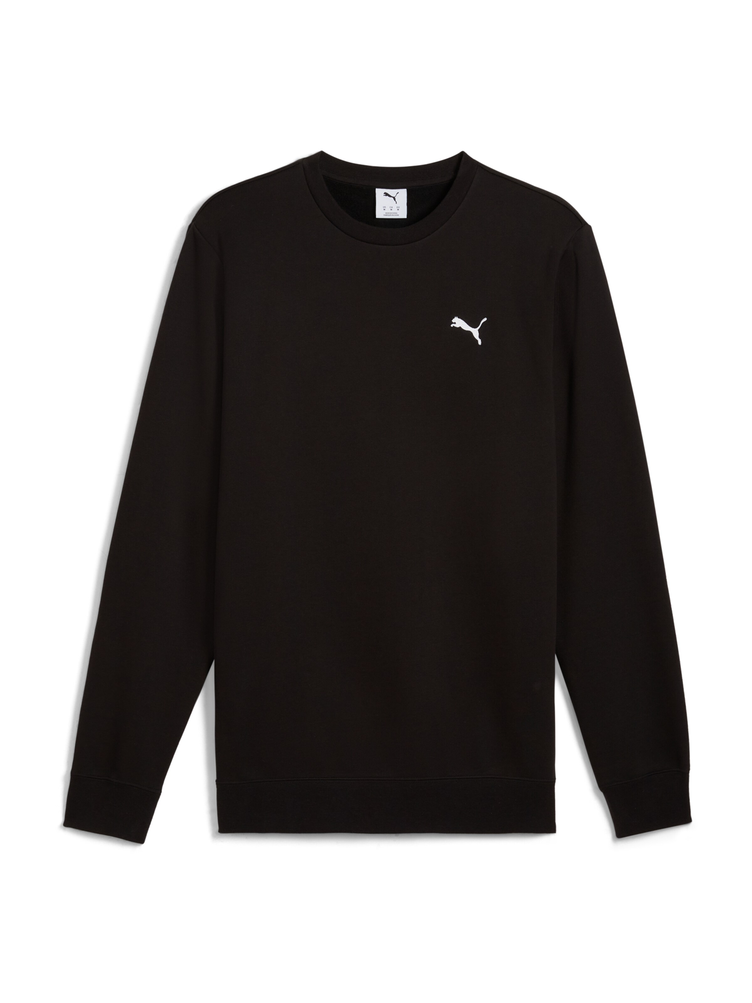 PUMA Sportsweatshirt 'ESS' in Schwarz: Vorderseite