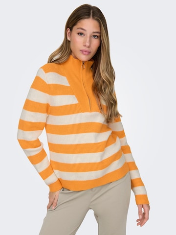 ONLY Sweter 'KATIA' w kolorze pomarańczowy