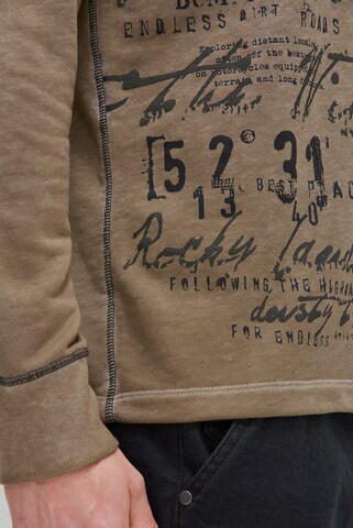 CAMP DAVID Sweatshirt in Beige: front