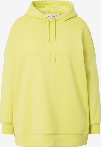 Studio Untold Sweatshirt in Gelb: Vorderseite