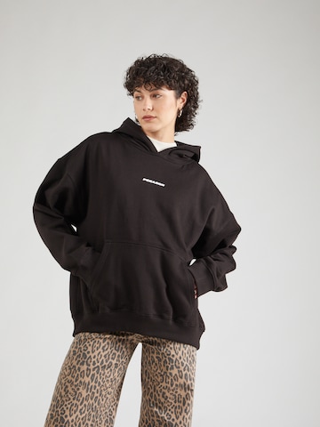 Sweat-shirt Pegador en noir : devant