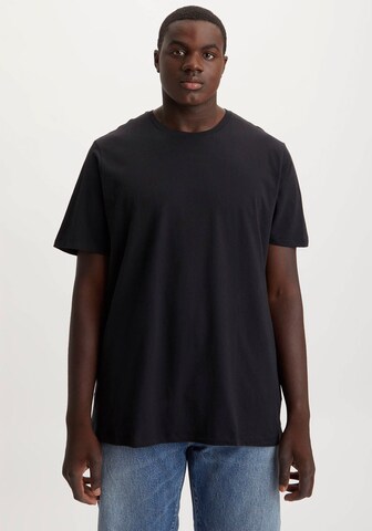 Levi's® Big & Tall Shirt 'Big 2 Pack Tee' in Black: front