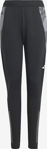 ADIDAS PERFORMANCE Slimfit Sporthose in Schwarz: Vorderseite