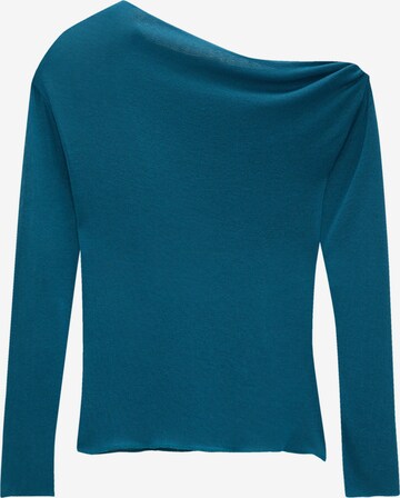 Pull&Bear Shirt in Blue: front