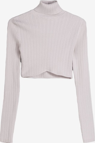 Bershka Sweater in Grey: front