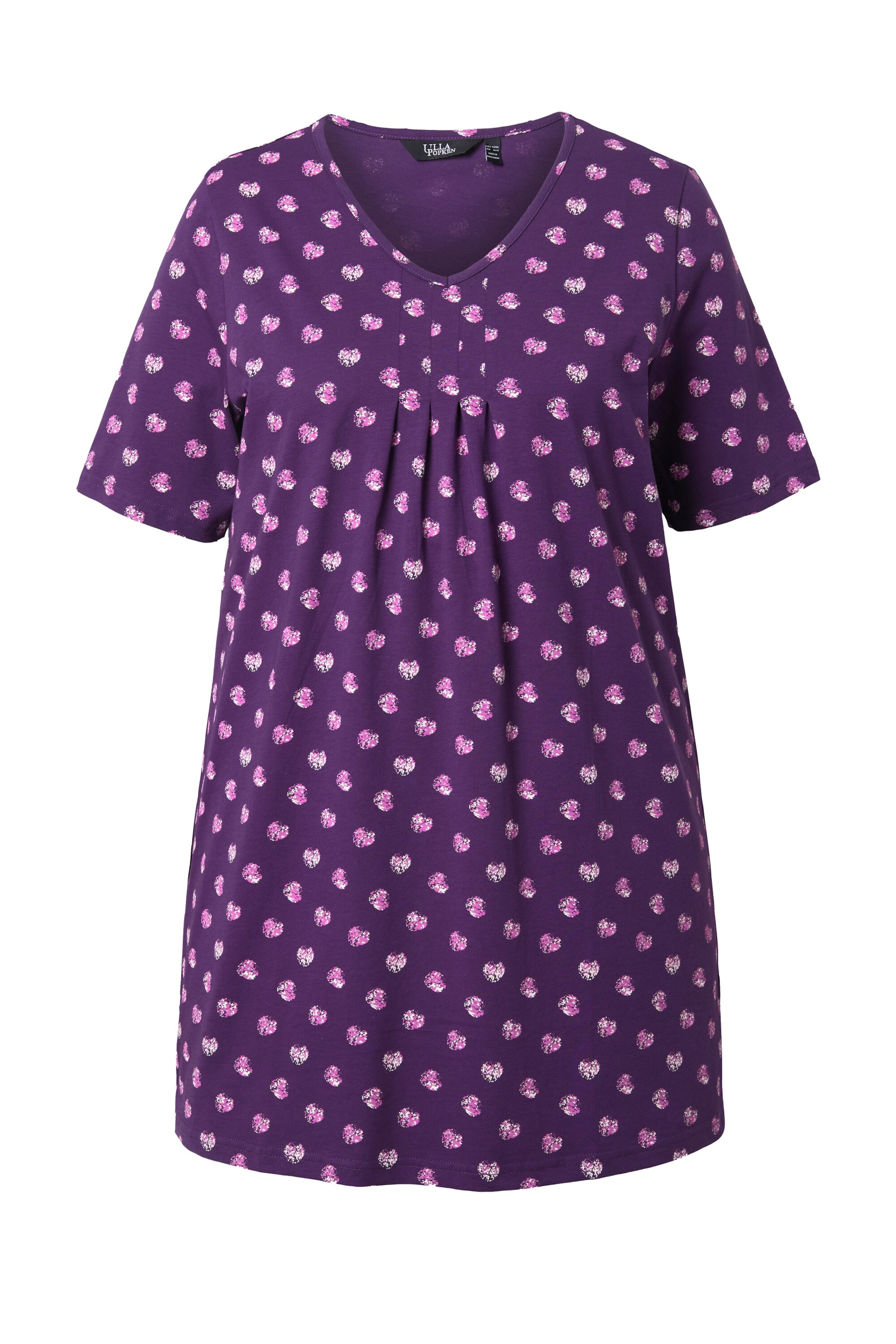 Ulla Popken Shirt in Purple: front