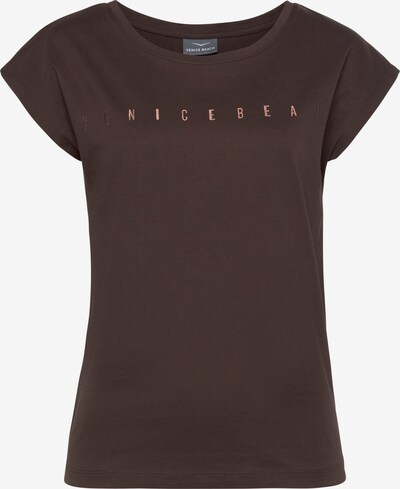 VENICE BEACH T-shirt en chocolat / noisette, Vue avec produit