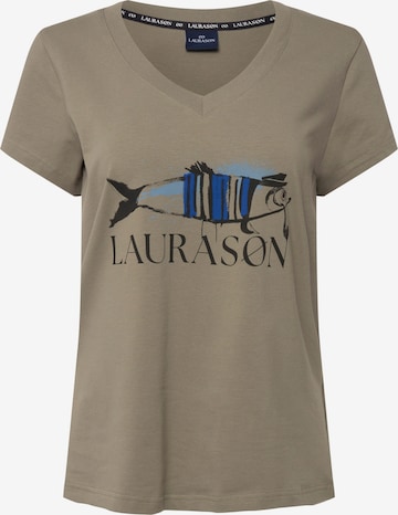 LAURASØN Shirt in Beige: front