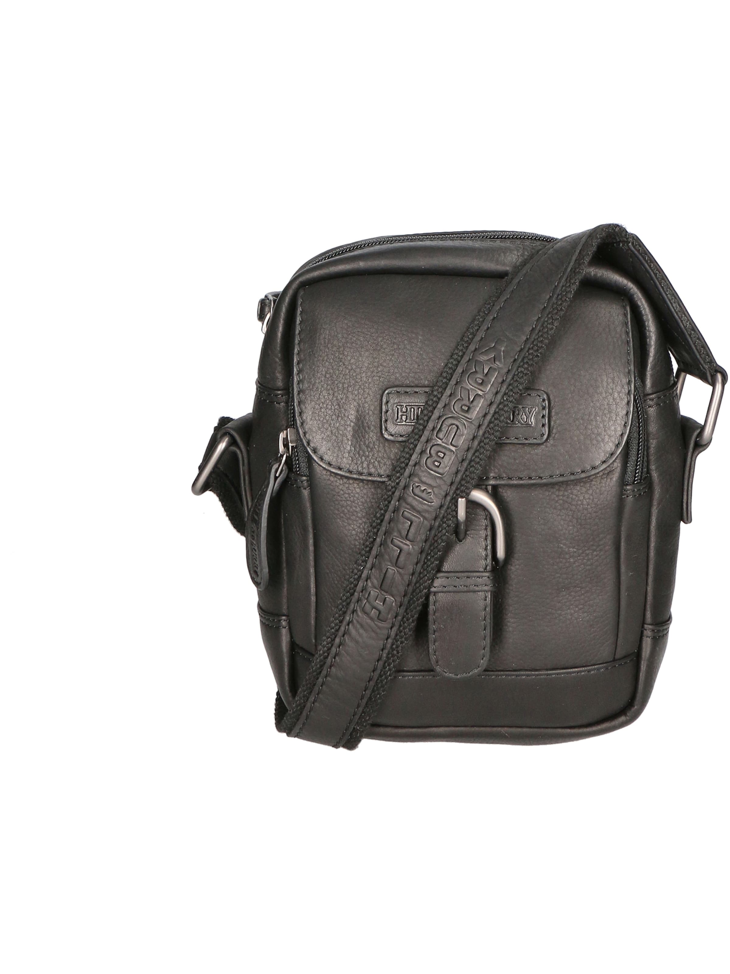 HILL BURRY Crossbody bag in Black: front