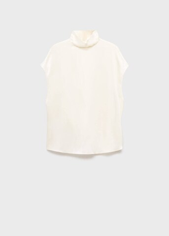 MANGO Blouse 'Lunas' in Beige