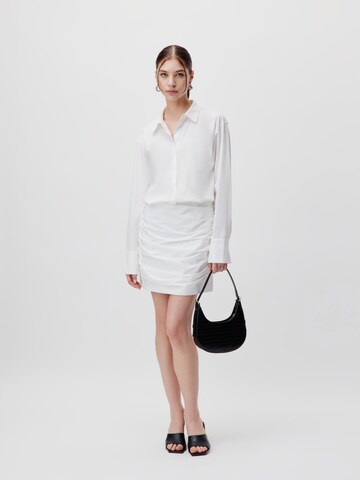 Robe-chemise 'Marina' LeGer by Lena Gercke en blanc