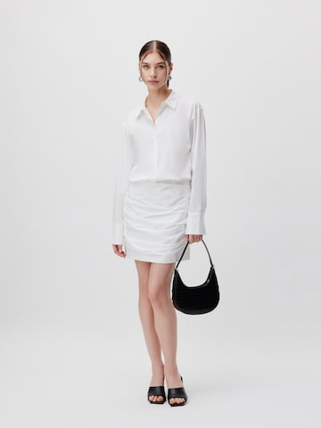 LeGer by Lena Gercke Skjortklänning 'Marina' i vit