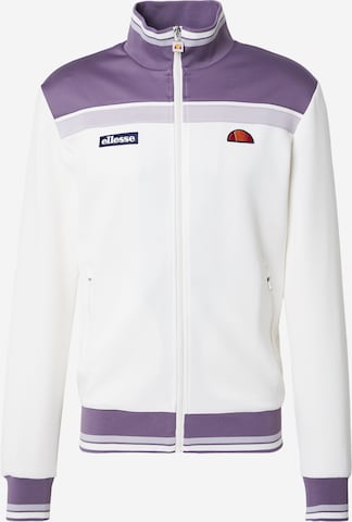 ELLESSE Jopa na zadrgo 'VIGNOLA' | bela barva: sprednja stran