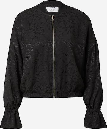 ABOUT YOU x Iconic by Tatiana Kucharova Between-Season Jacket 'Layla' in Black: front