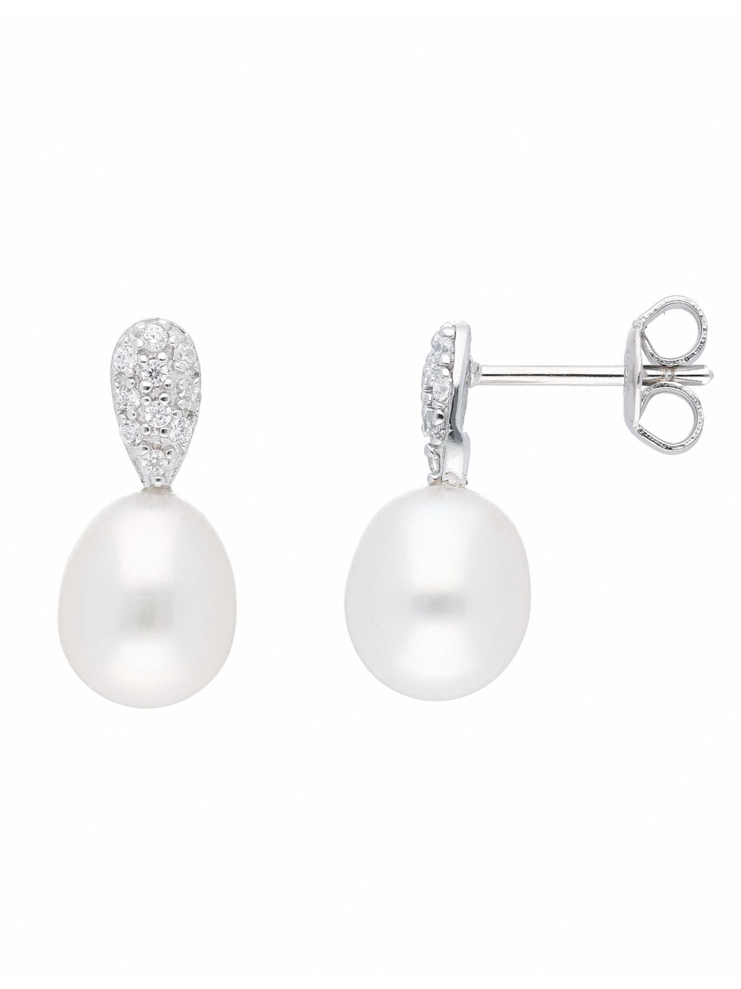 Adelia´s Earrings in Silver: front