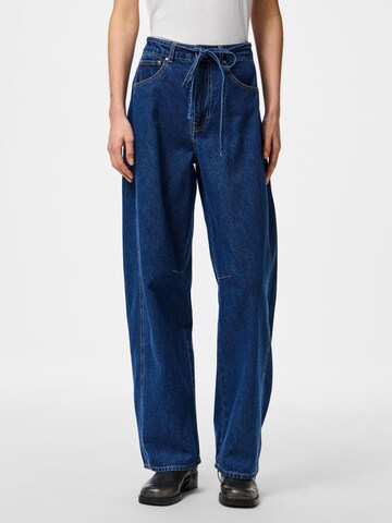 PIECES regular Jeans 'FENNA' i blå: forside