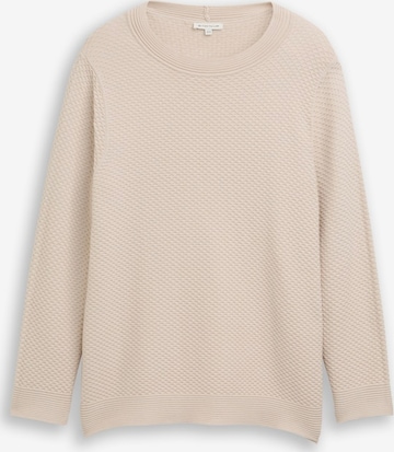 Tom Tailor Women +Pulover - smeđa boja: prednji dio