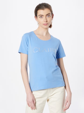 T-shirt Claire en bleu : devant