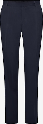 Hirschthal Slim fit Trousers with creases in Blue: front