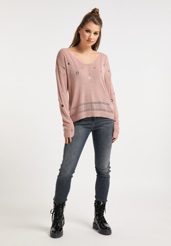 myMo ROCKS Sweater in Beige