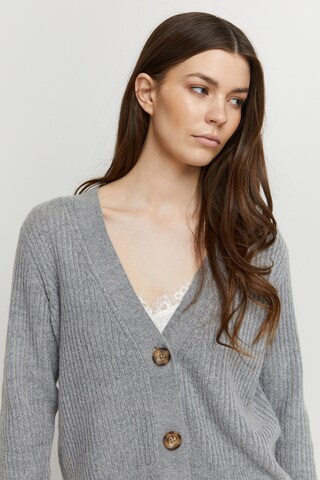 b.young Knit Cardigan 'BYNORA' in Grey