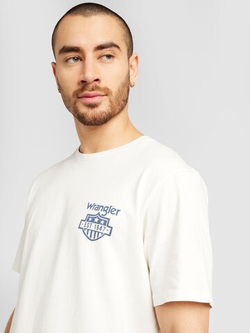 WRANGLER T-Shirt in Weiß