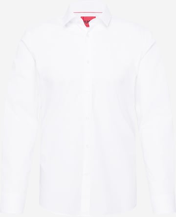 HUGO Red - Slim Fit Camisa 'Elisha' em branco: frente