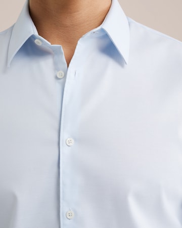 van Gils - Ajuste estrecho Camisa de negocios en azul