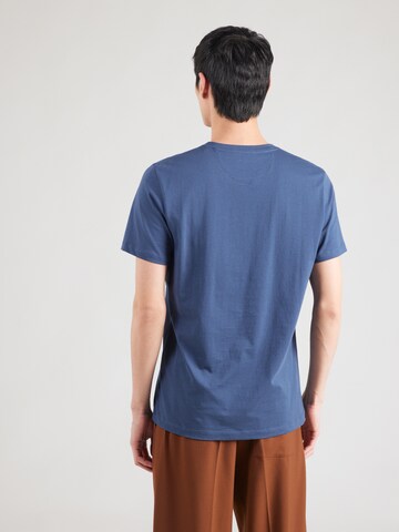 Tricou 'CLASC' de la Hackett London pe albastru: spate