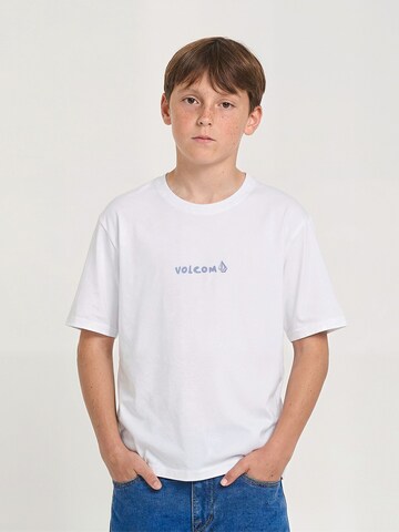 T-Shirt 'Weirdcard' Volcom en blanc