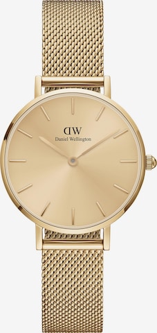Daniel Wellington Analoog horloge 'Petite Unitone G Gold' in Goud: voorkant