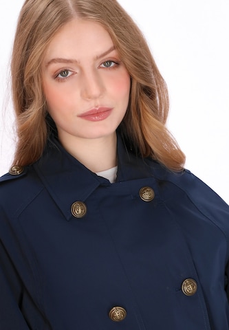 DreiMaster Maritim - Sobretudo meia-estação em azul