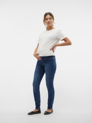 MAMALICIOUS Skinny Jeggíny 'Houston' – modrá