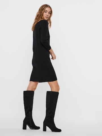 VERO MODA - Vestido de punto 'Glory Vipe Aura' en negro