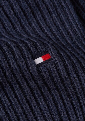 Écharpe 'Essential' TOMMY HILFIGER en bleu