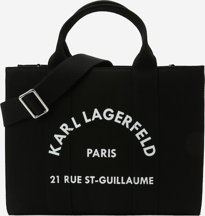 Karl Lagerfeld Shopper torba veličine One Size u crna / bijela, Pregled proizvoda