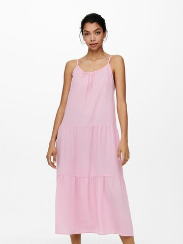 Robe ONLY en rose : devant