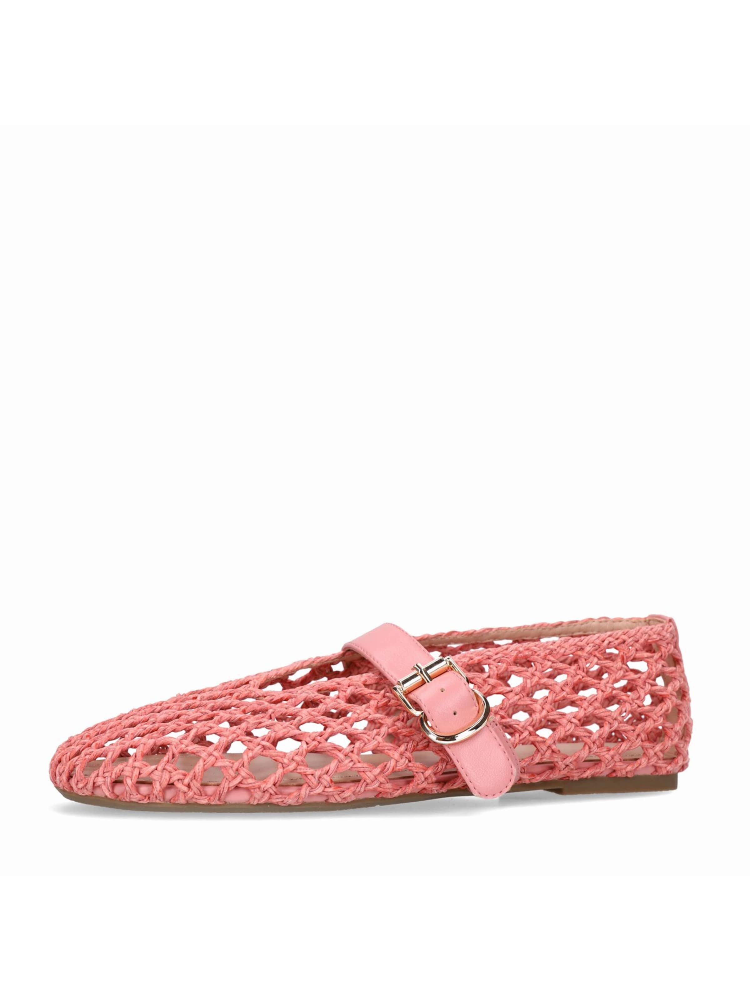 MANFIELD Ballet Flats in Pink: front