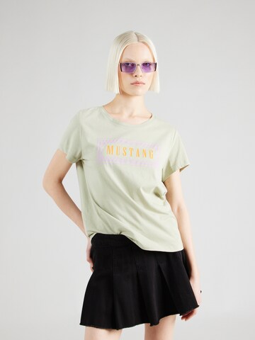 MUSTANG Shirt 'Albany' in Green: front