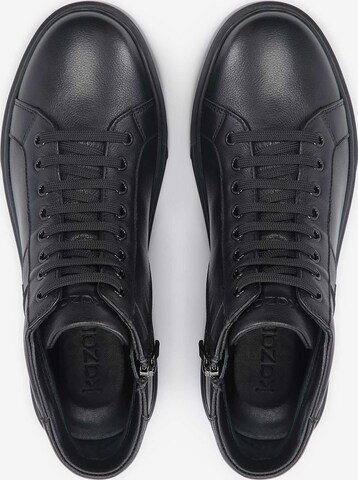 Kazar High-Top Sneakers in Black