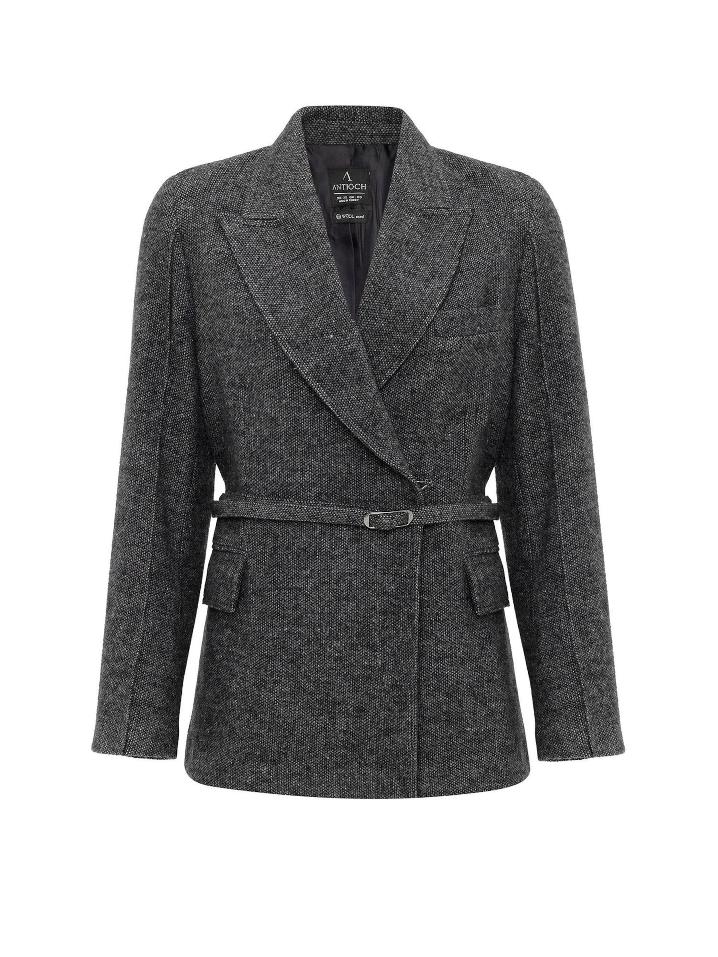 Antioch Blazer en noir, Vue avec produit