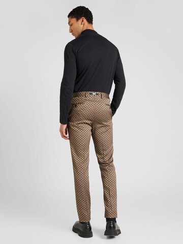 Karl Lagerfeld Regular Trousers with creases 'Road' in Beige