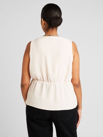 ABOUT YOU Curvy - Blusa 'Elisabeth' en blanco