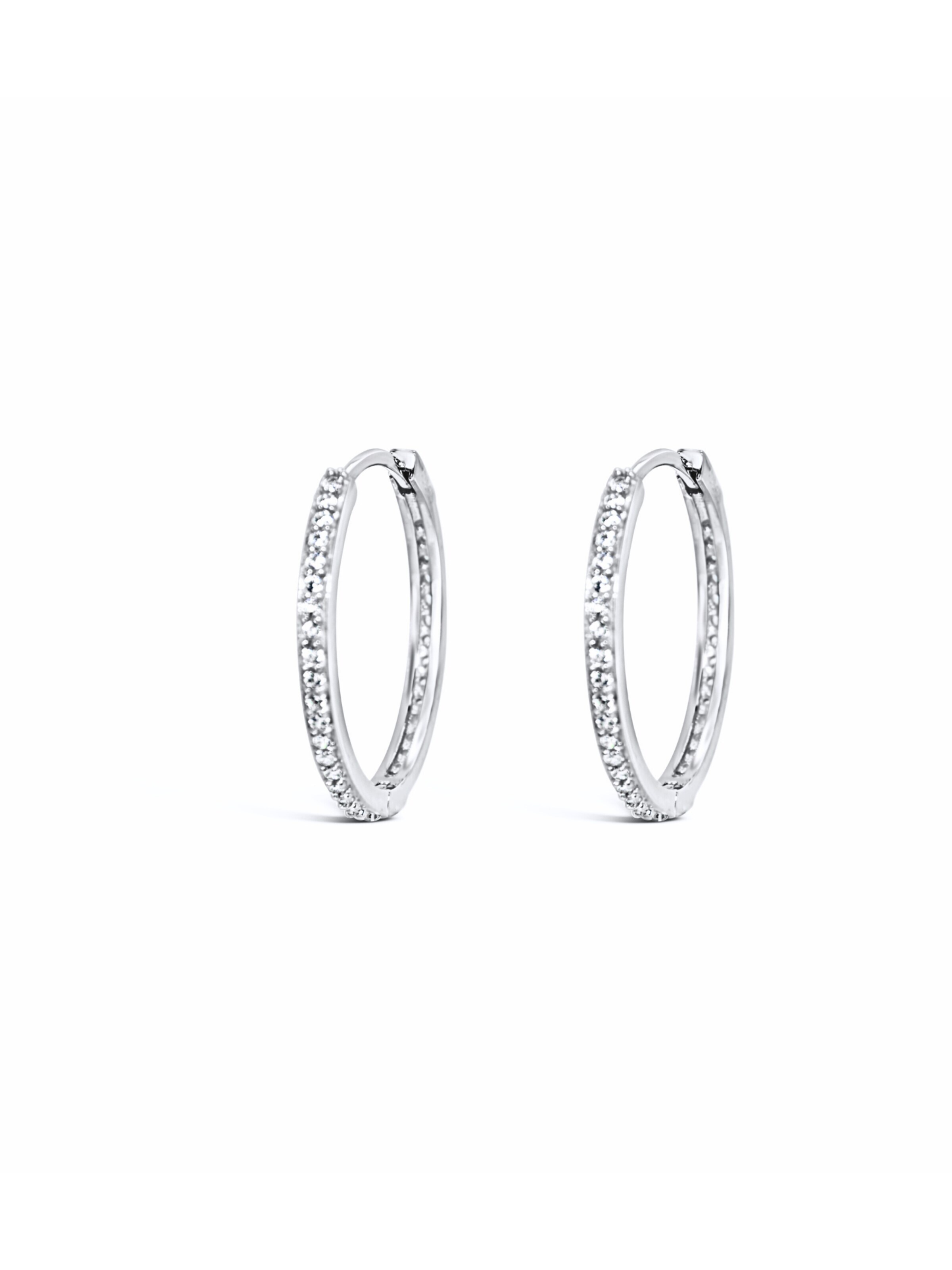 ARS-ARGENTI Ohrringe 'SEXY SKINNY HOOPS I silver'‌‌‌‌‌‌‌‌‌‌ in Silber