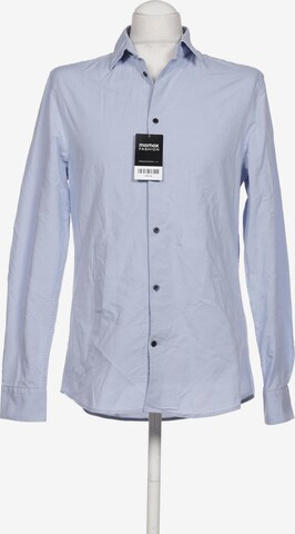 H&M Button Up Shirt in M in Blue: front